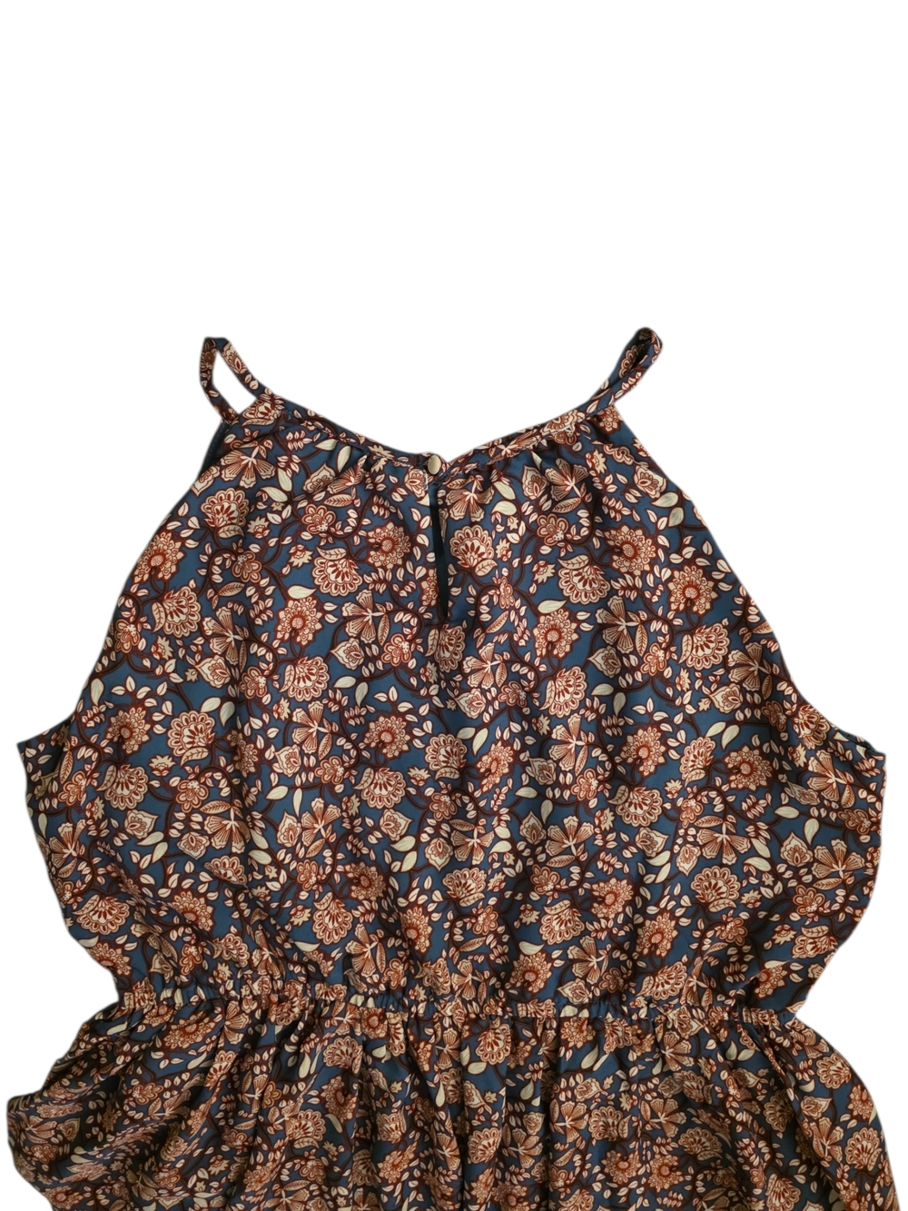 Blue Rain Navy Ribbon with Gold Script Branding - Picture 4 of 4